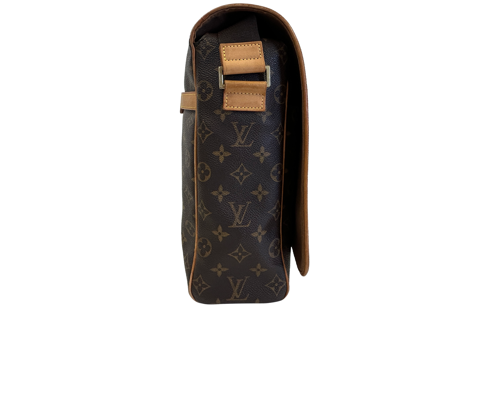 Abbes Messenger, 610&euro;, Bolso, Marrón, Canvas - General, Vista lateral